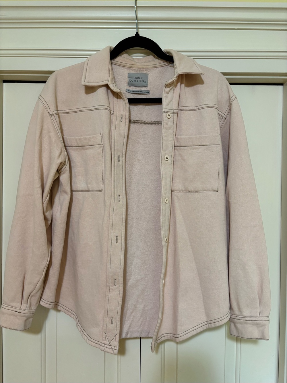 Urban Outfitters Pale Pink Utility Overshirt